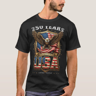 250ste verjaardag VS 250 jaar patriottisch Amerika T-shirt