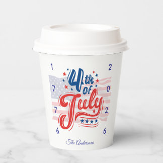 250ste verjaardag VS Vierde Juli Papieren Bekers