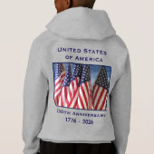 250th Anniversary USA Patriotic Pullover Hoodie (Achterkant)