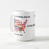 250th Birthday America Mug (Devant gauche)