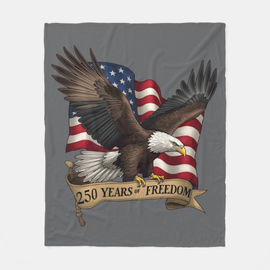 250th Birthday of America Fleece Blanket (Voorkant)