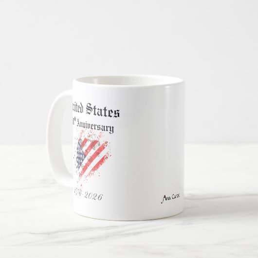 250th USA Anniversary Mug (Devant gauche)
