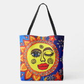 252 - Zassy Sun - Canvas tas (Achterkant)