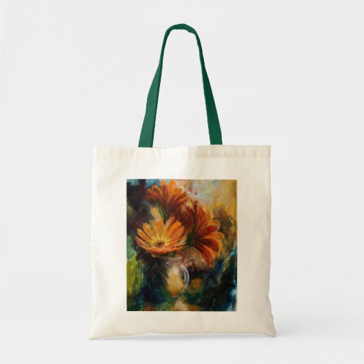 2549 Serendipitous Midday Marigold design canvas t Tote Bag (Voorkant)