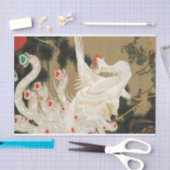 25. 老 白 図, 若 冲 Pine-tree & Phoenix, Jakuchu Tissuepapier (Craft)