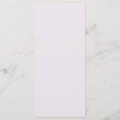 25 4x9 bruiloft programma Paarse roze lantaarn / b (Achterkant)