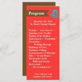 25 4x9 bruiloft programma tiener liefde paar op fi (Voorkant / Achterkant)