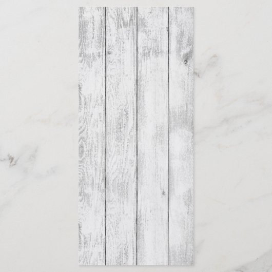 25 4x9 Huwelijksprogramma Burlap Mr en Mrs Banner Programma (Achterkant)