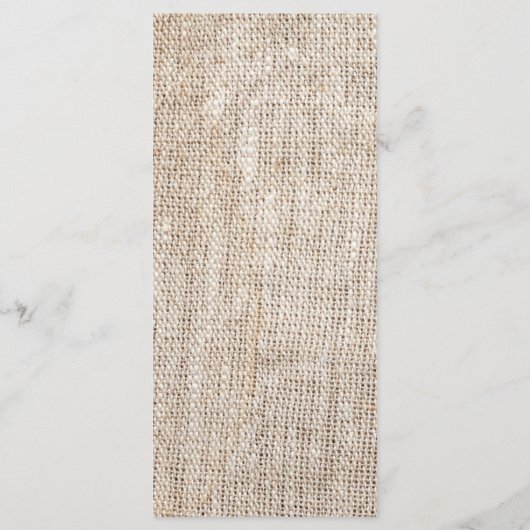 25 4x9 Huwelijksprogramma Country Lace Handkerchie Programma (Achterkant)