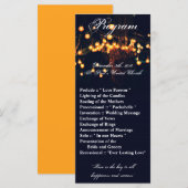 25 4x9 Huwelijksprogramma Eiken Boom String Lights Programma (Voorkant / Achterkant)