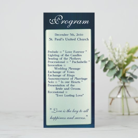 25 4x9 Huwelijksprogramma Frosted Glass Mirror Mod Programma (Staand voorkant)