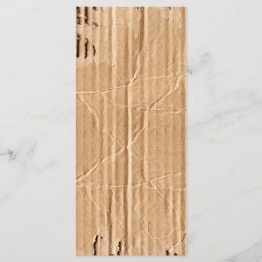 25 4x9 huwelijksprogramma gescheurd karton bewegen programma (Achterkant)