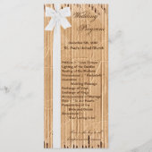 25 4x9 huwelijksprogramma gescheurd karton bewegen programma (Voorkant)