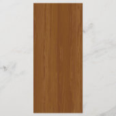 25 4x9 Huwelijksprogramma Houten Plank Bloemenbrui Programma (Achterkant)