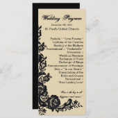 25 4x9 huwelijksprogramma kant Applique Dolli Programma (Voorkant / Achterkant)