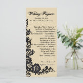 25 4x9 huwelijksprogramma kant Applique Dolli Programma (Staand voorkant)