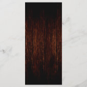 25 4x9 Huwelijksprogramma Land Donkere Schuur Hout Programma (Achterkant)