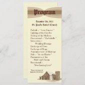 25 4x9 Huwelijksprogramma Landschuur Boerderij Programma (Voorkant / Achterkant)