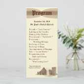 25 4x9 Huwelijksprogramma Landschuur Boerderij Programma (Staand voorkant)