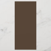 25 4x9 Huwelijksprogramma Mason Jar Country Rustic Programma (Achterkant)
