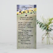 25 4x9 Huwelijksprogramma Mason Jar Kaarsenhouders Programma (Staand voorkant)