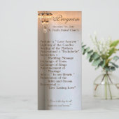 25 4x9 Huwelijksprogramma Mason Jar Kroonluchter K Programma (Staand voorkant)