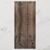 25 4x9 Huwelijksprogramma Mason Jar String Lights  Programma (Achterkant)