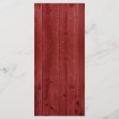 25 4x9 Huwelijksprogramma Mason Jar String Lights Programma (Achterkant)