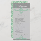 25 4x9 Huwelijksprogramma Nautische Knoop Anker Ti Programma (Voorkant / Achterkant)