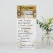 25 4x9 huwelijksprogramma Pintuck Fabric Tayl Programma (Staand voorkant)