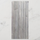 25 4x9 Huwelijksprogramma Schuur Hout Wit Wassen R Programma (Achterkant)