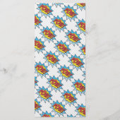 25 4x9 Huwelijksprogramma Stripboek Pop Art Programma (Achterkant)