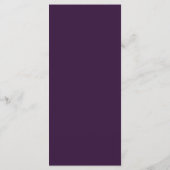 25 4x9 Programme de mariage Aiguille Swing Violet (Dos)
