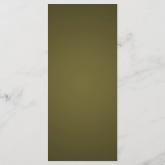 25 4x9 Programme de mariage Automne Brown Double V (Dos)