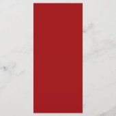 25 4x9 Programme de mariage Avion Vol bleu/rouge (Dos)
