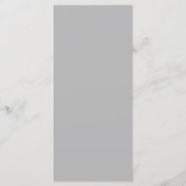 25 4x9 Programme de mariage bleu doux Ramadan isla (Dos)