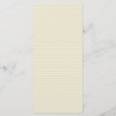 25 4x9 Programme de mariage cage d'oiseau/grise ca (Dos)
