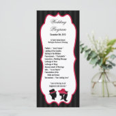 25 4x9 Programme de mariage Casquettes formels Élé (Debout devant)