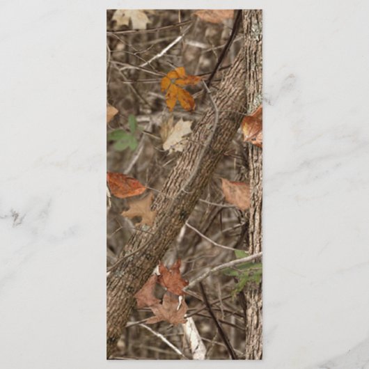 25 4x9 Programme de mariage Chasse Couple Deer Doe (Dos)