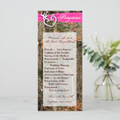 25 4x9 Programme de mariage Chasse Deer Doe Buck C (Debout devant)