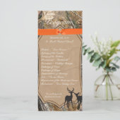 25 4x9 Programme de mariage Chasseurs Camo Camofla (Debout devant)