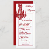 25 4x9 Programme de mariage Crystal Chandelier Gli (Devant / Derrière)