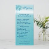 25 4x9 Programme de mariage Deux arbres d'hiver Sn (Debout devant)