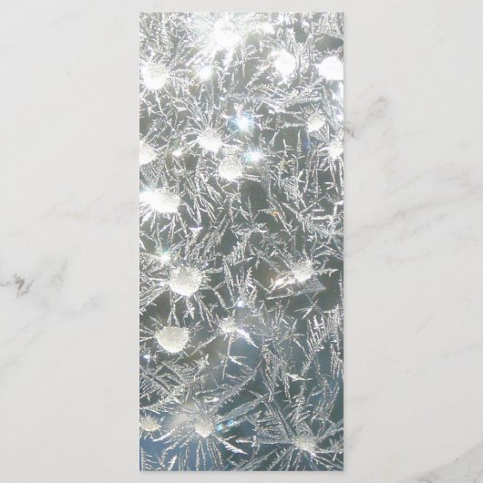 25 4x9 Programme de mariage Glace brisée hiver (Dos)