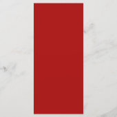 25 4x9 Programme de mariage Gris Rouge Formel Impr (Dos)