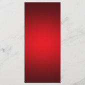 25 4x9 Programme de mariage Lord Ganesha/Hindu Red (Dos)