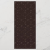 25 4x9 Programme de mariage Lumière/Vert olive Cha (Dos)