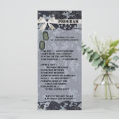 25 4x9 Programme de mariage Marine NUMÉRIQUE IMPRI (Debout devant)