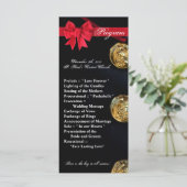 25 4x9 Programme de mariage Marine Robe Blues Unif (Debout devant)