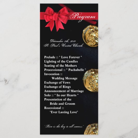 25 4x9 Programme de mariage Marine Robe Blues Unif (Devant)